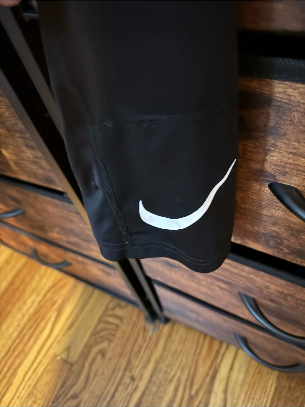 Nike Pro Black Compression Leggings kids size large
